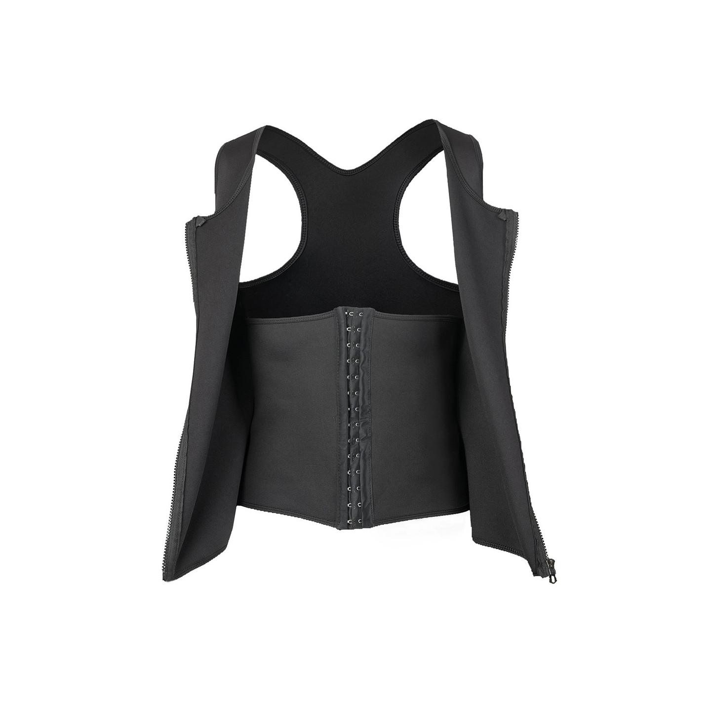 Kompresjonsvest Svette Body Shaper Undertrøye Vekttap Midje - 3XL
