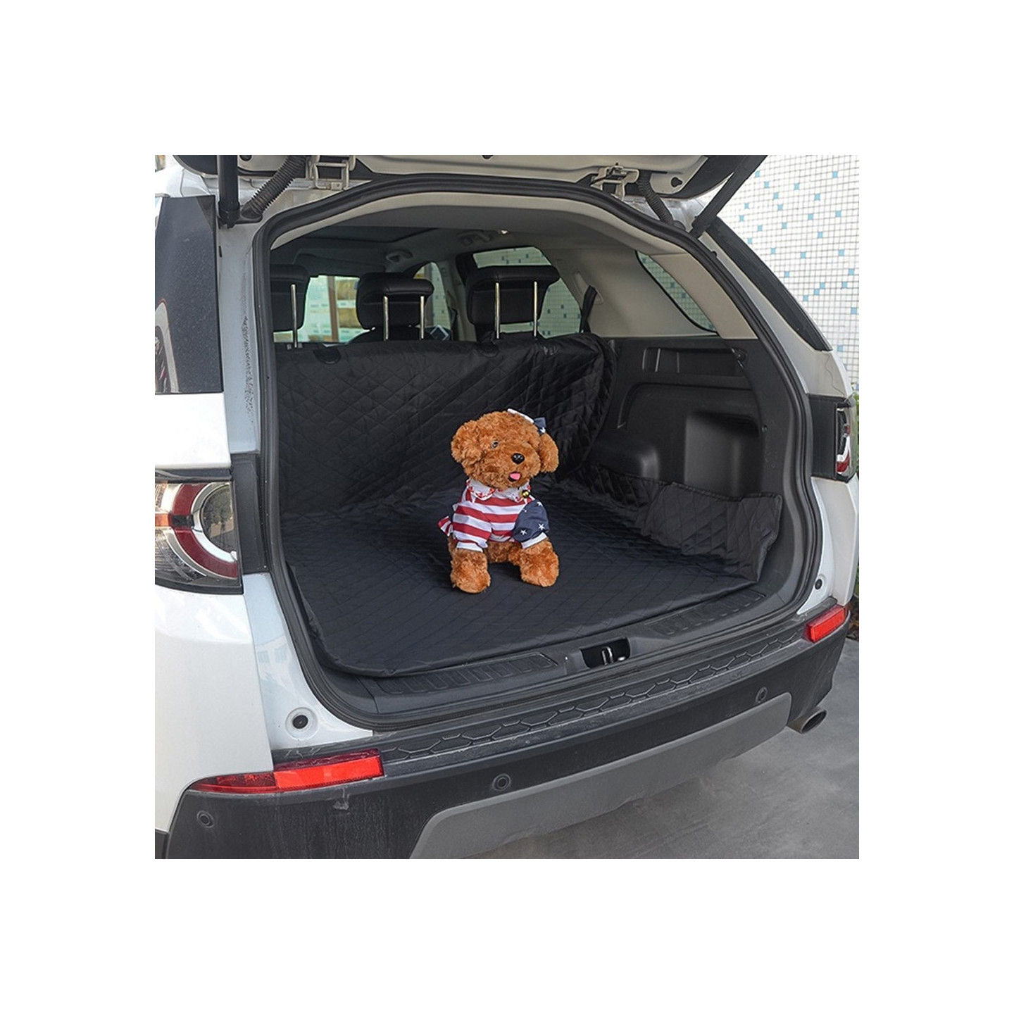 198x106cm Bil SUV Bagagematta för Husdjur Vattentät Hundmatta i 600D Oxfordtyg