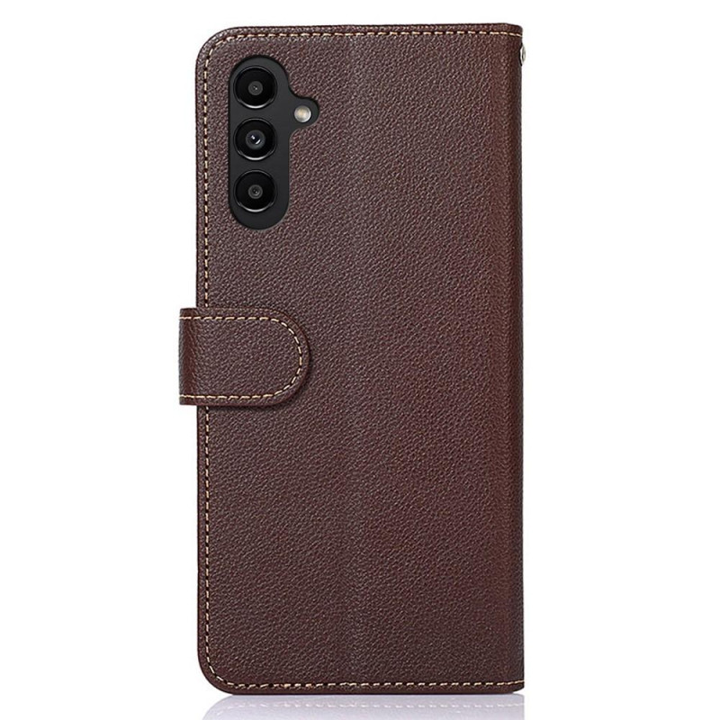 KHAZNEH Telefoncover til Samsung Galaxy A14 - Brun/Blå