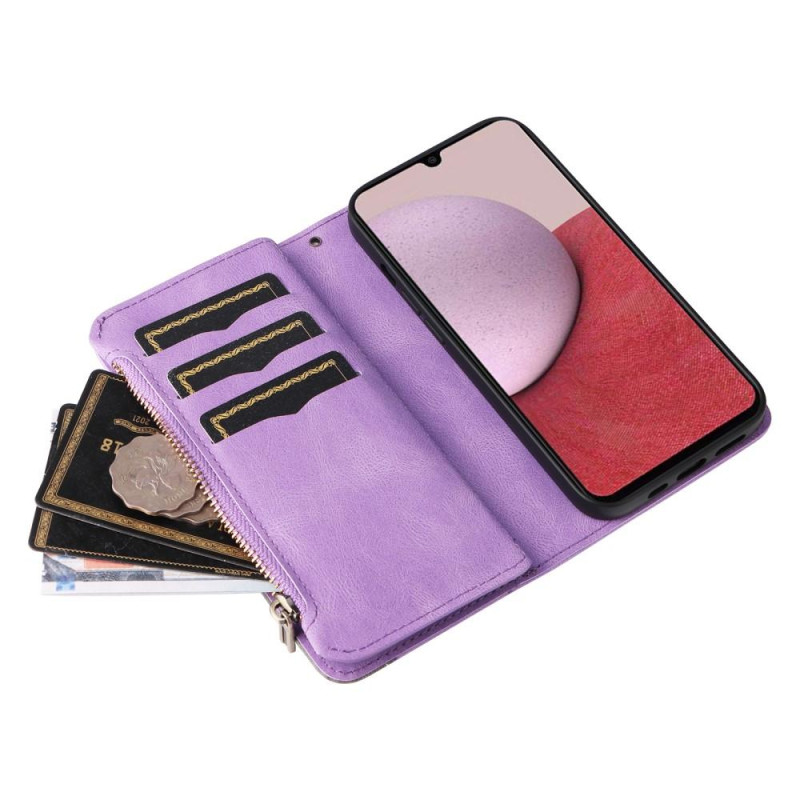 KT Multifunktion Series - 5 Til Samsung Galaxy A14 Telefontaske - Lilla