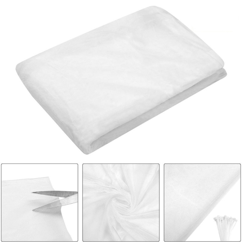 2.4 x 4 m mosquito net insect barrier vegetable tent plant protection