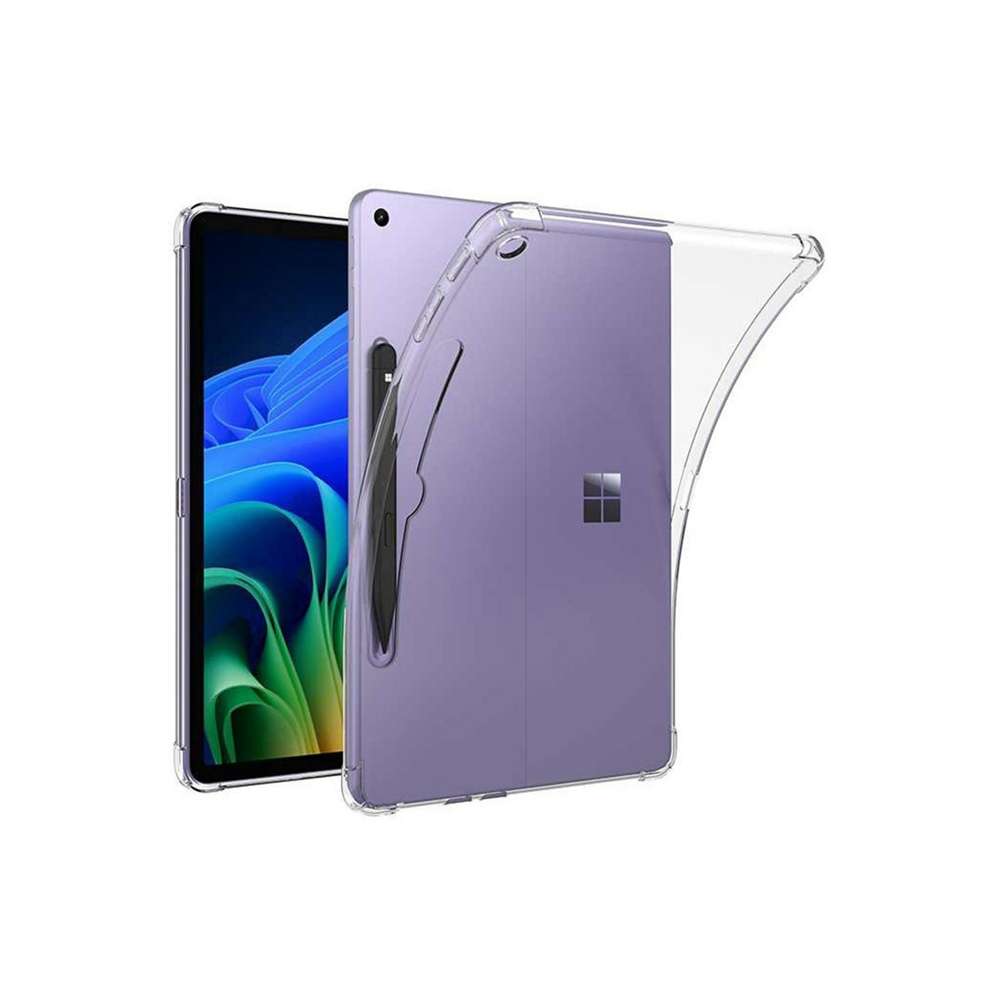 Gennemsigtigt cover til Microsoft Surface Pro 12 tommer stødsikkert TPU-cover