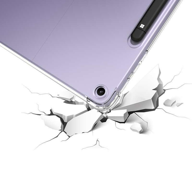 Gennemsigtigt cover til Microsoft Surface Pro 12 tommer stødsikkert TPU-cover