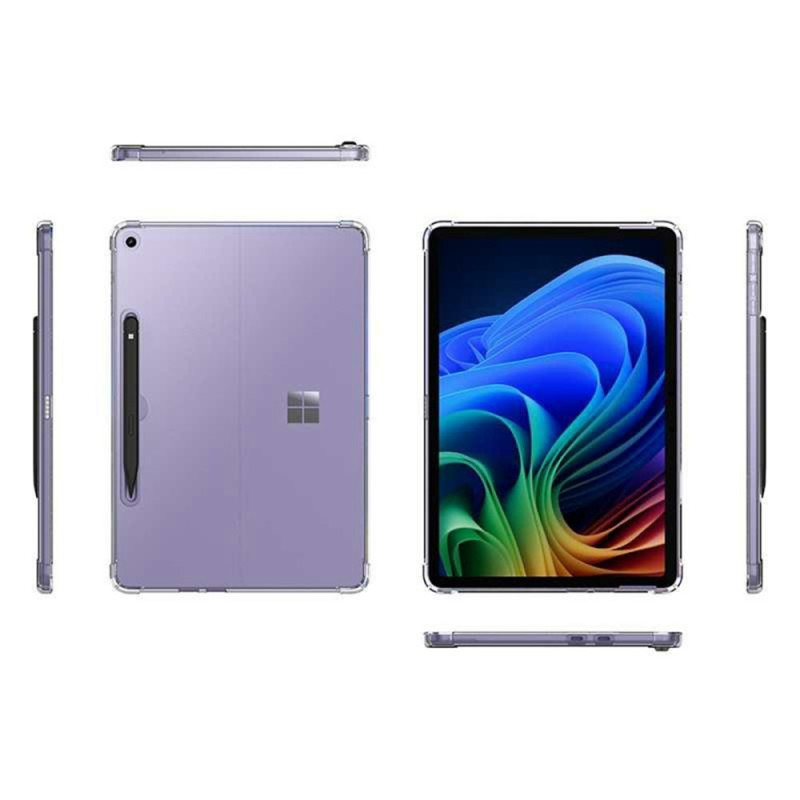 Gennemsigtigt cover til Microsoft Surface Pro 12 tommer stødsikkert TPU-cover