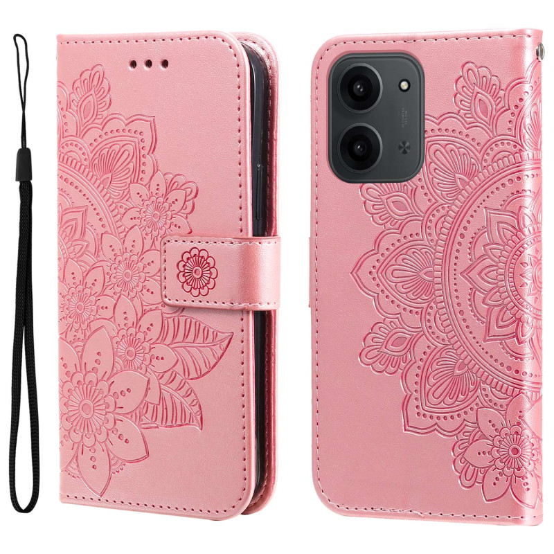 For Xiaomi Redmi 15C Stativdeksel Mandala Lommebokdeksel
