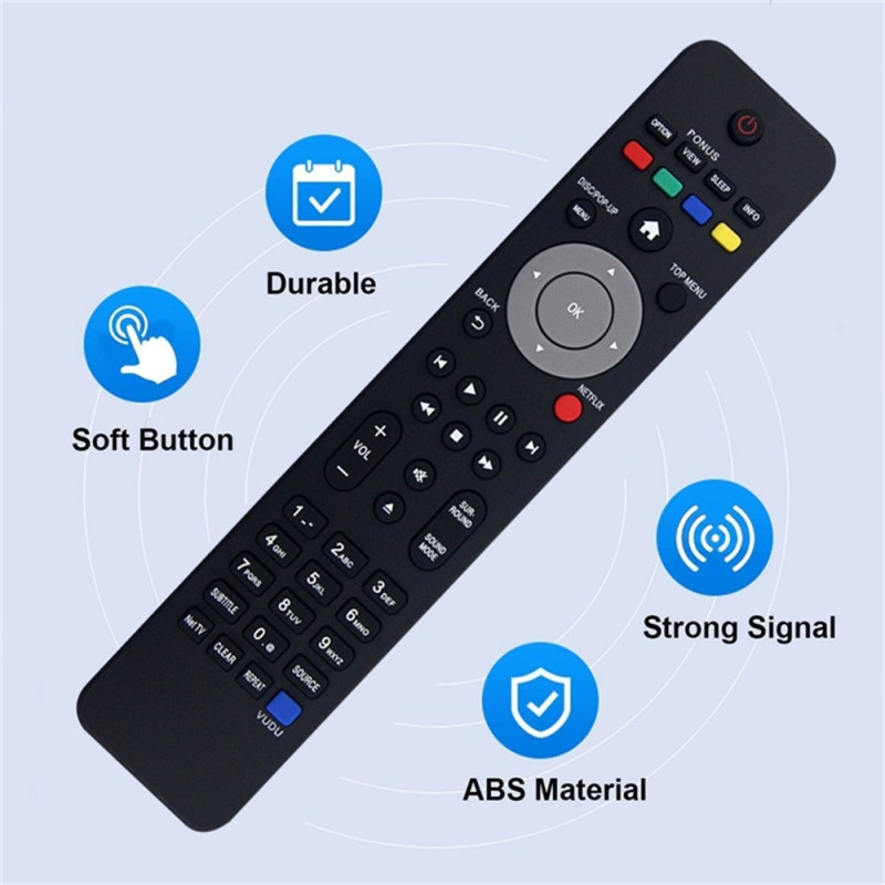 Remote Control Replacement for NC201 For Philips Blu-Ray DVD Home Theater System