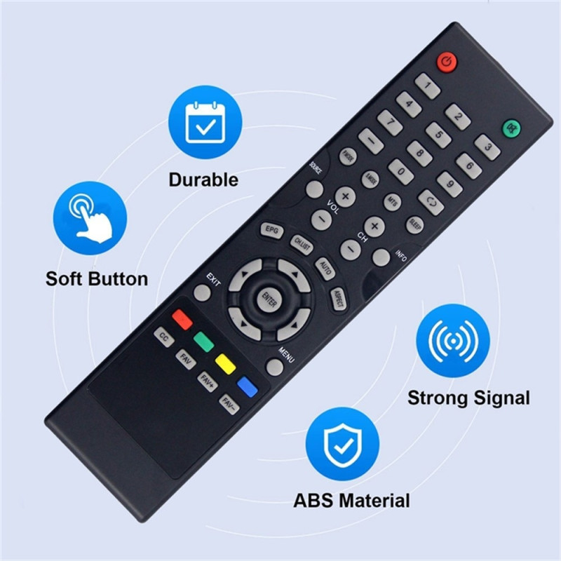 Fjärrkontroll Ersättning för PLDED3273A-E För PROSCAN TV