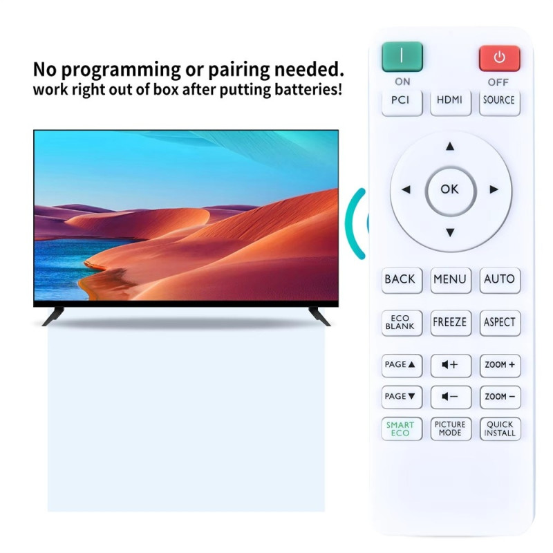 Fjärrkontroll Ersättning För RCX016 för BENQ Projektor