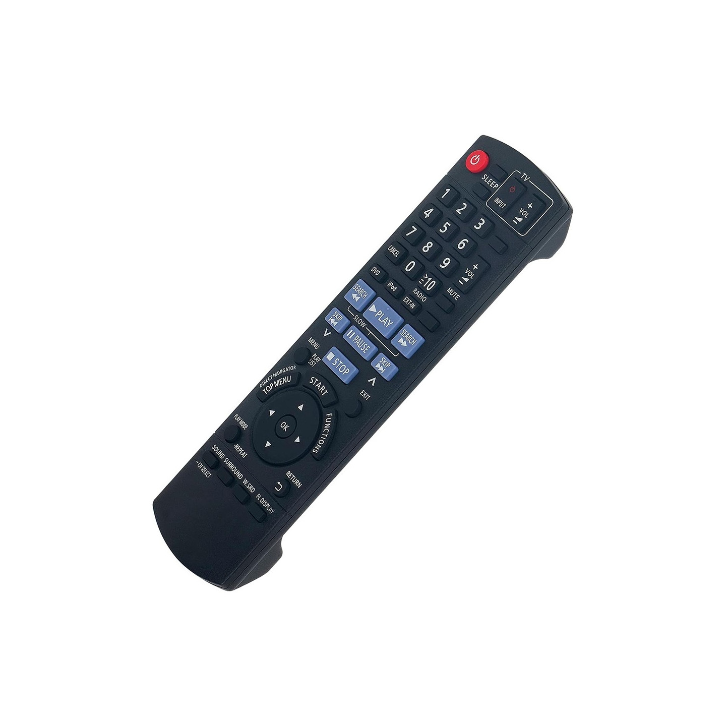 Udskiftning af fjernbetjening til N2QAYB000514 til Panasonic Audio Player