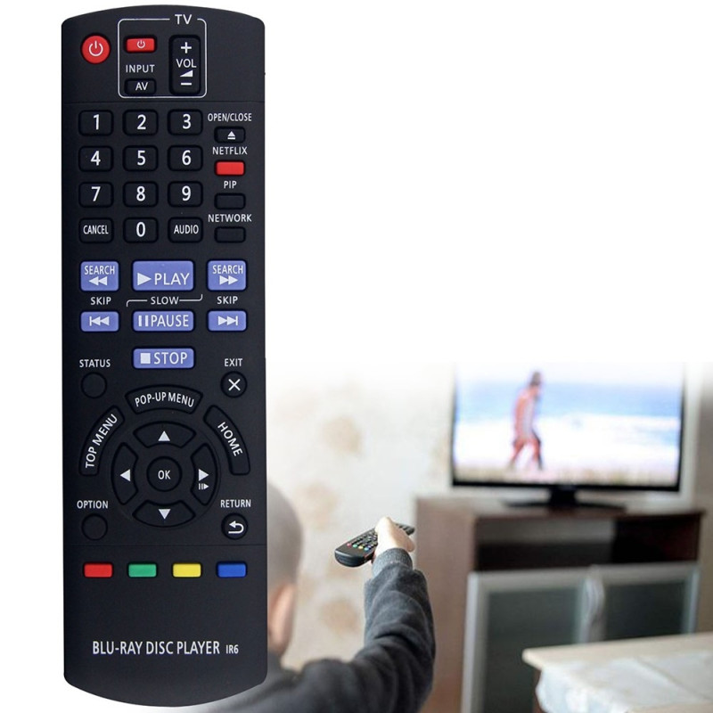 Fjärrkontroll Ersättning för N2QAYB000739 För Panasonic Audio Player