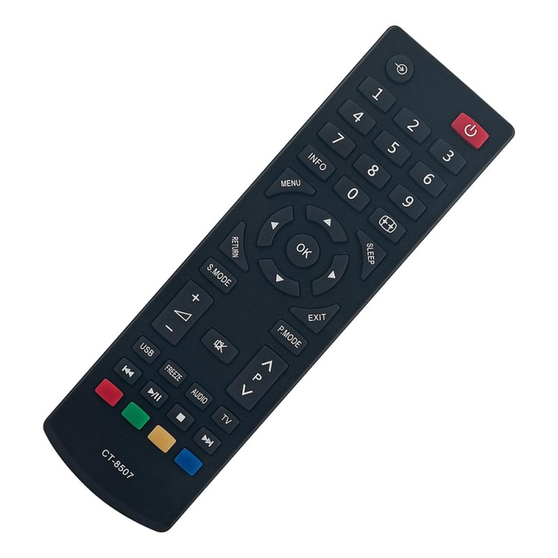 Udskiftning af fjernbetjening til CT-8507 til Toshiba TV