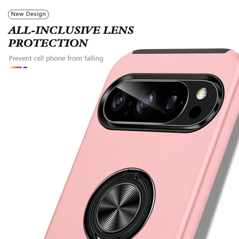 Til Pixel 10 Pro / Pixel 10 Deksel Hybriddeksel med Finger Ring - Rosa