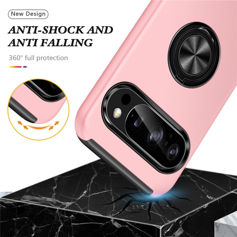 Til Pixel 10 Pro / Pixel 10 Deksel Hybriddeksel med Finger Ring - Rosa