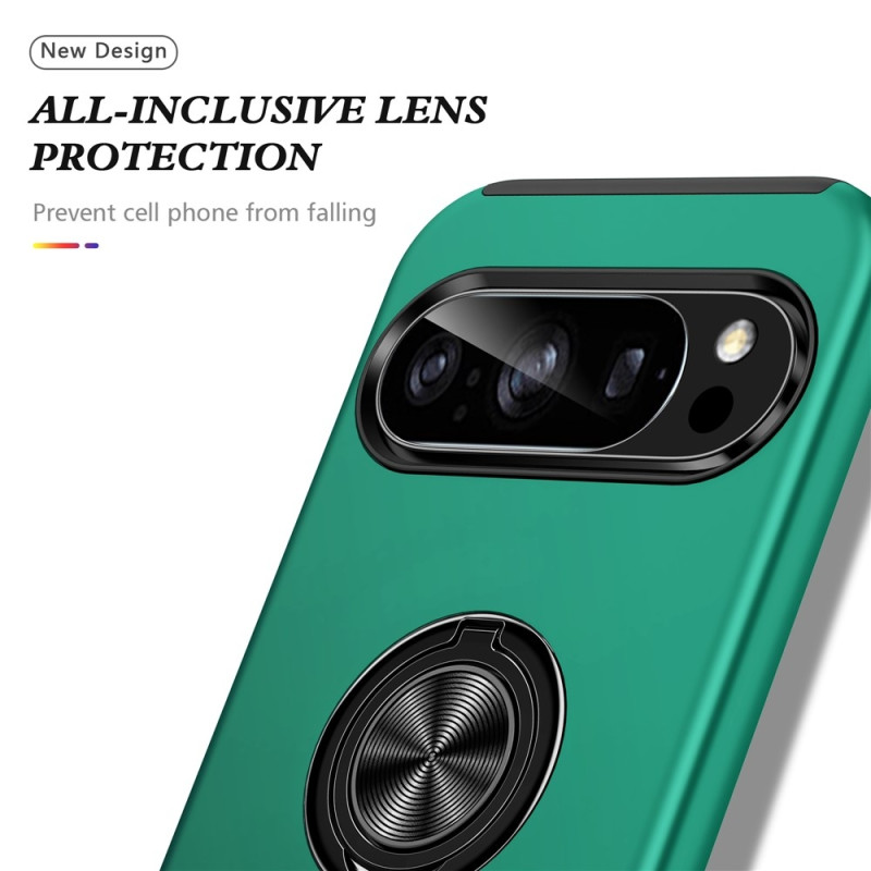 Till Pixel 10 Pro / Pixel 10 Skal Hybrid skal med Finger Ring -