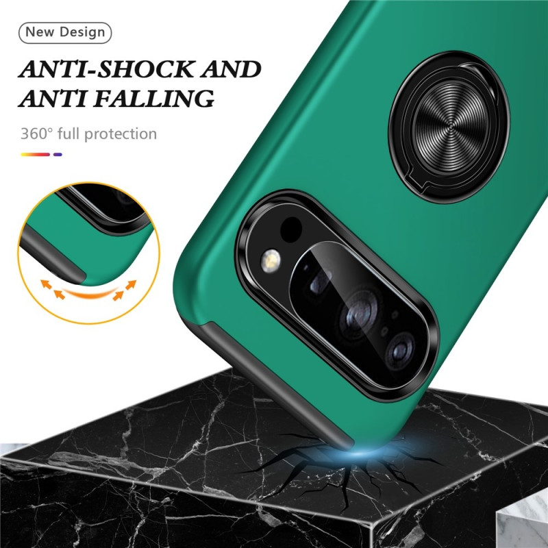 Til Pixel 10 Pro / Pixel 10 Deksel Hybriddeksel med Finger Ring -