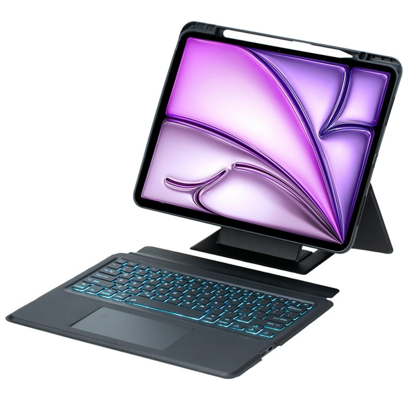 Bluetooth Keyboard (US) for iPad Air 13 (2025) / (2024) / iPad Pro 12.9 (2022) / (2021) / (2020) / (2018) Stand Case