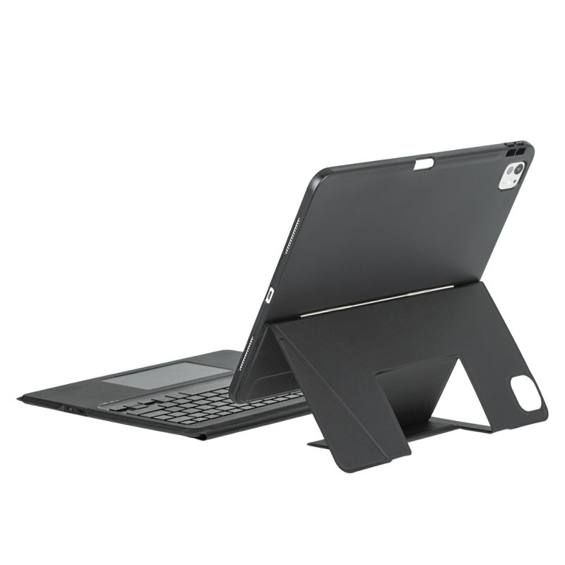 Bluetooth-tangentbord (US) för iPad Air 13 (2025) / (2024) / iPad Pro 12.9 (2022) / (2021) / (2020) / (2018) Stand Case