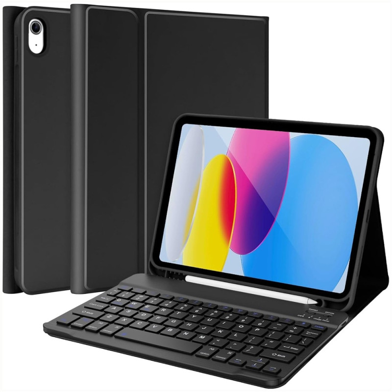 Keyboard Stand Cover til iPad Air 11 (2025) (2024) / iPad Air (2022) Bluetooth-kompatibel (EN)