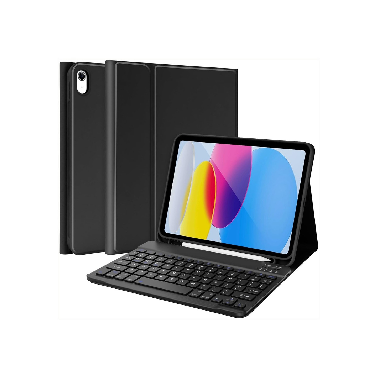 Keyboard Stand Cover til iPad Air 11 (2025) (2024) / iPad Air (2022) Bluetooth-kompatibel (EN)