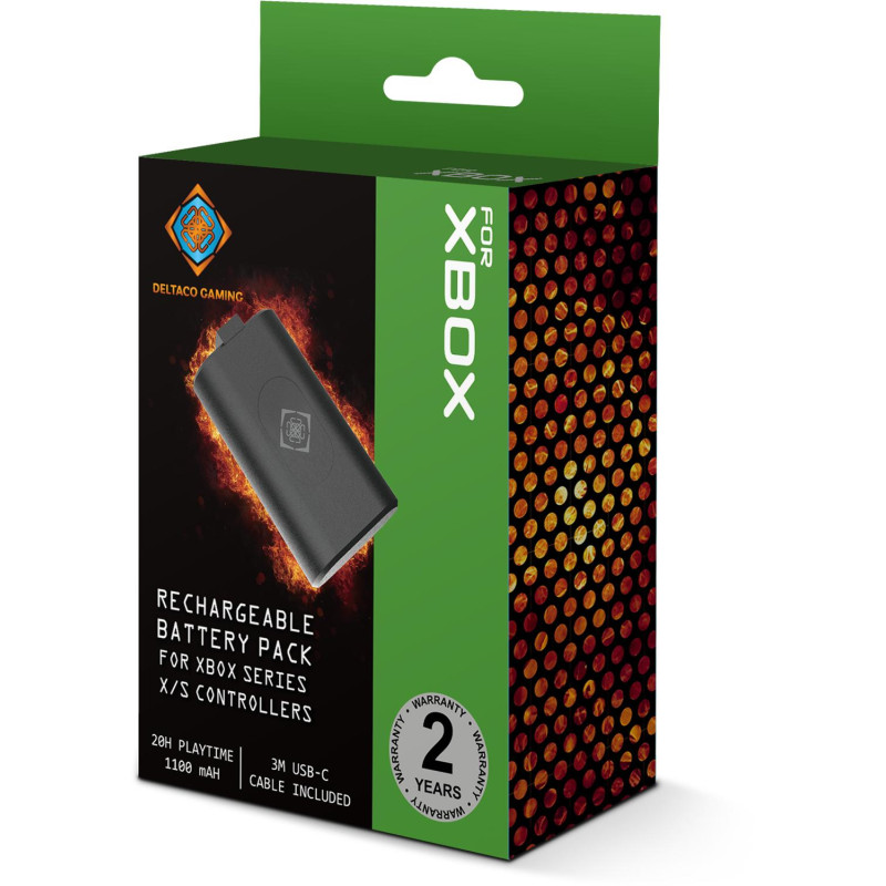 DELTACO GAMING Oppladbart batteri for Xbox X/S - kontrollere