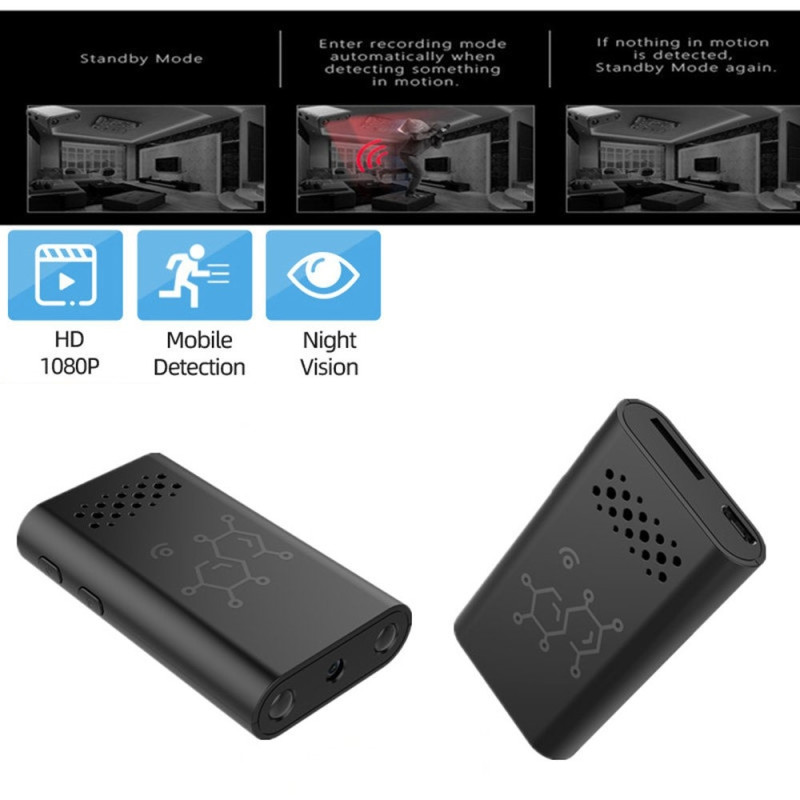 XF Mini Wireless WiFi Surveillance Camera Night Vision Remote Monitoring Android iOS