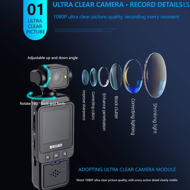 1,6" 1080P HD Actionkamera Loopoptagelse Wifi Videokamera Fyldlys