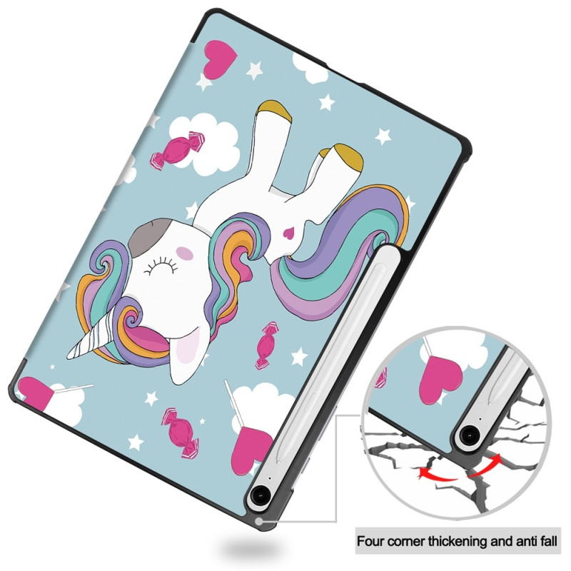 For Samsung Galaxy Tab S10 Lite / S10 FE / S9 FE Case with Pattern and Stand - Pony