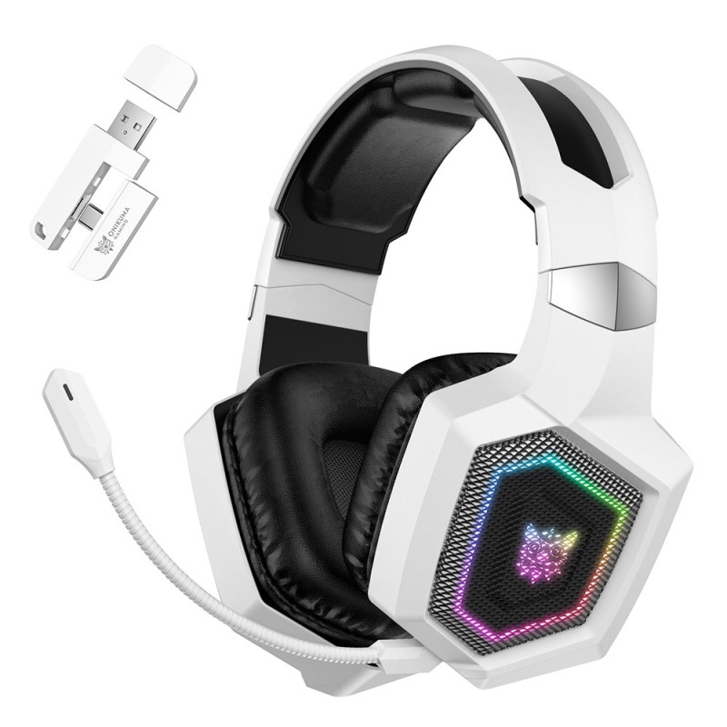 Bluetooth-hovedtelefoner ONIKUMA Gaming Headset Triple Mode RGB-belysning Surround Sound