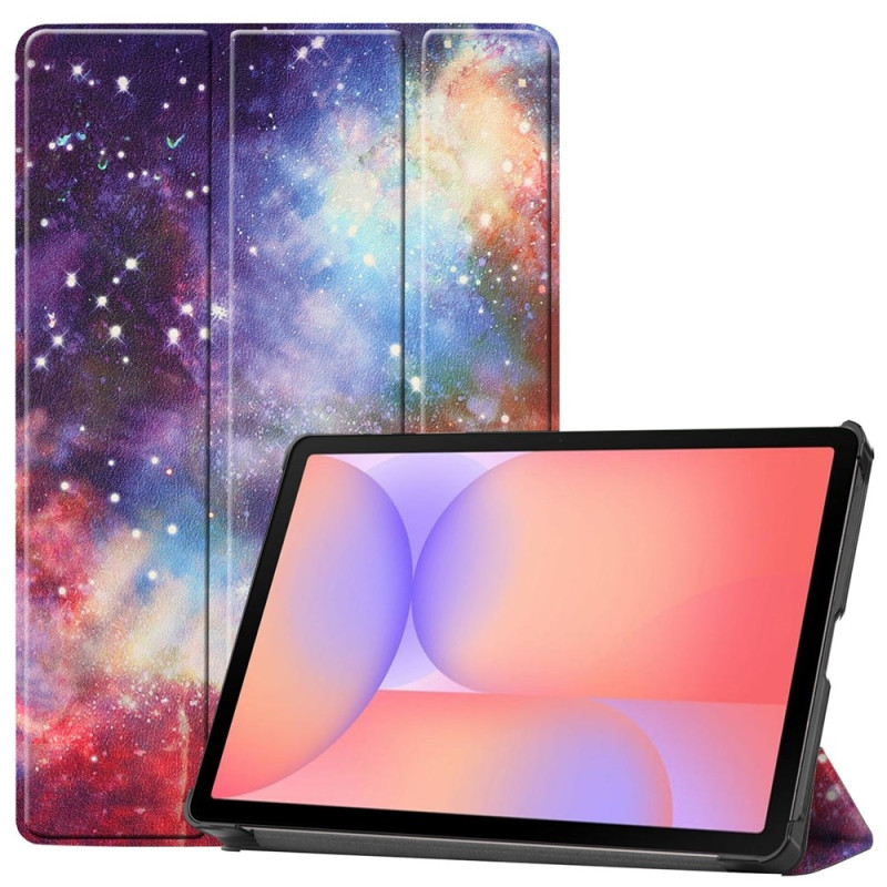 Samsung Galaxy Tab S10 Lite / S10 FE / S9 FE Kotelo Kuvioilla ja Jalustalla - Galaxy