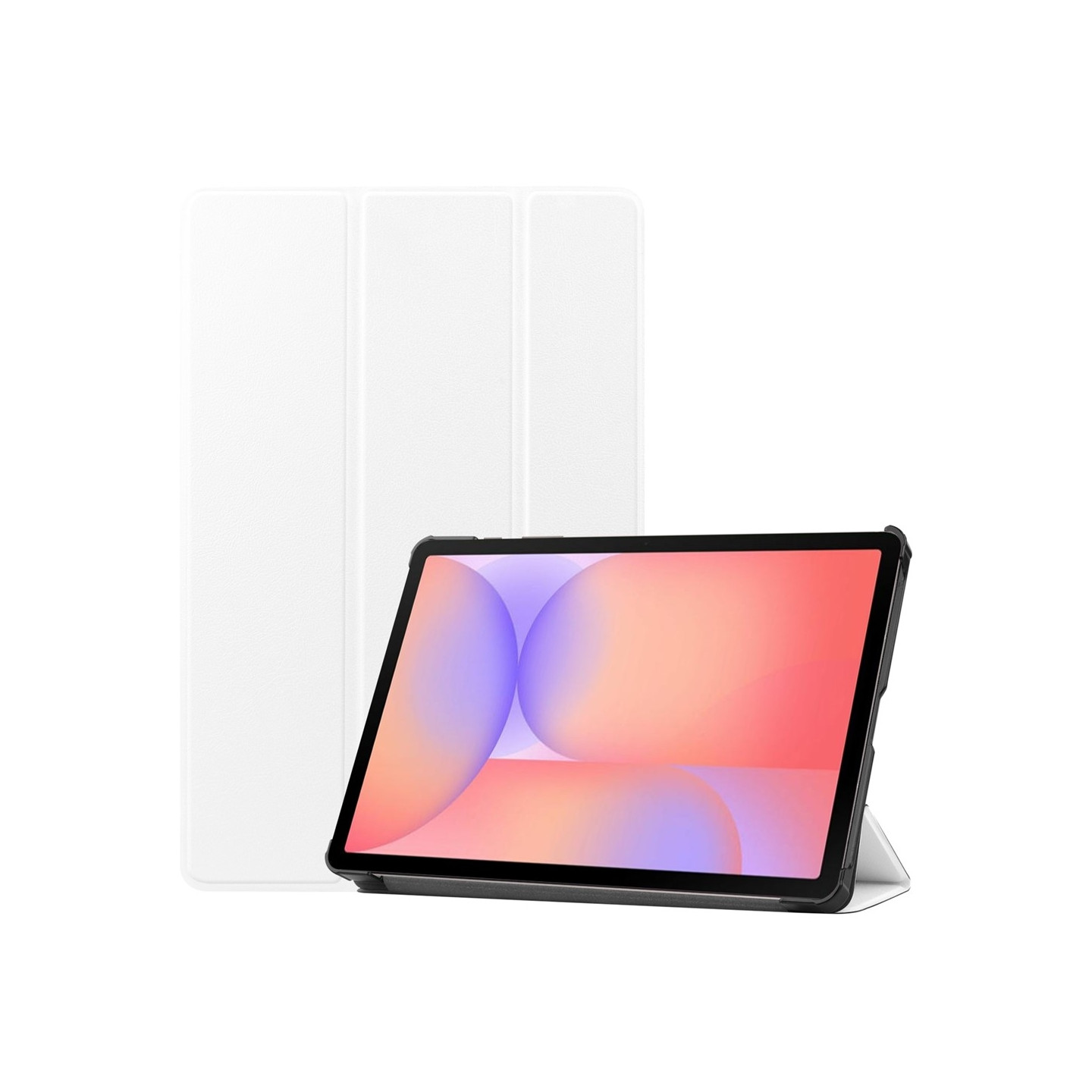 For Samsung Galaxy Tab S10 Lite / S10 FE / S9 FE Case with Stand - White