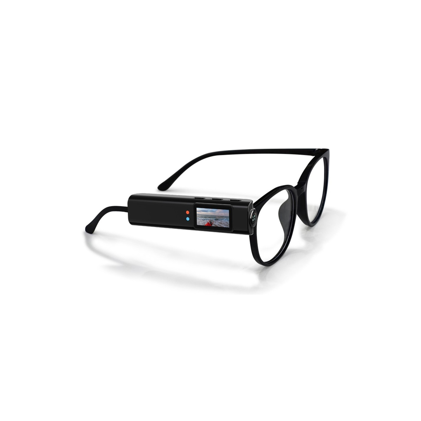 Brille Kamera IPS Førstepersons WiFi-app 2.7K Ultra HD-videooptager + 32GB