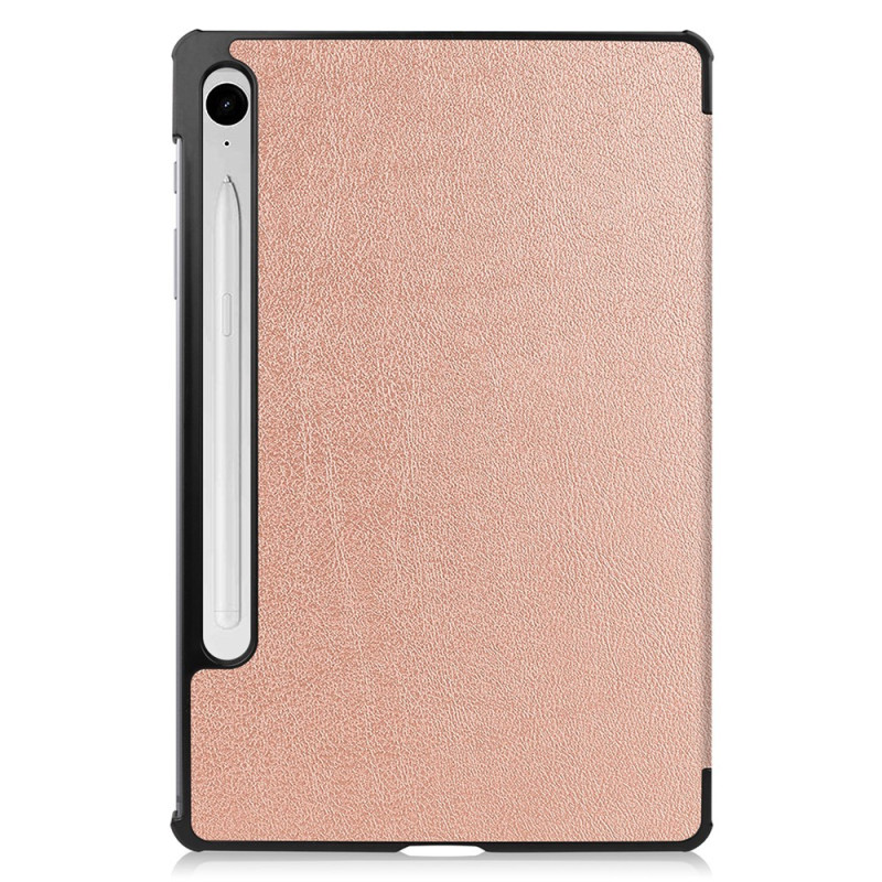 Samsung Galaxy Tab S10 Lite / S10 FE / S9 FE Kotelo Jalustalla - Rose Gold