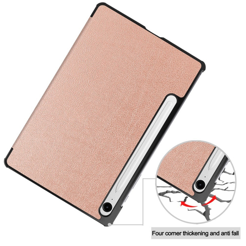 Til Samsung Galaxy Tab S10 Lite / S10 FE / S9 FE Etui med Stander - Rose Gold
