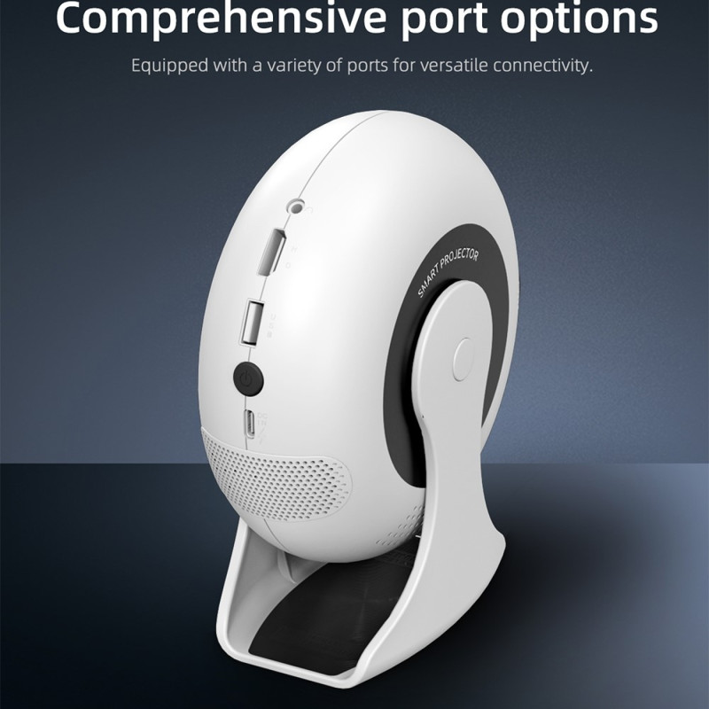 CD200 Projektor 1GB+8GB Android 11.0 Hjemmebiograf 270 graders rotation LCD