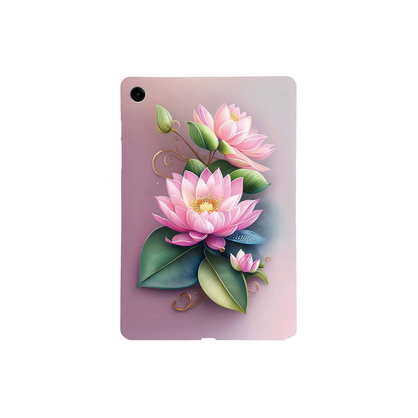 Samsung Galaxy Tab A11+ Suojakotelo Kuviopainatus Ohut TPU Tablettisuojus Lotus