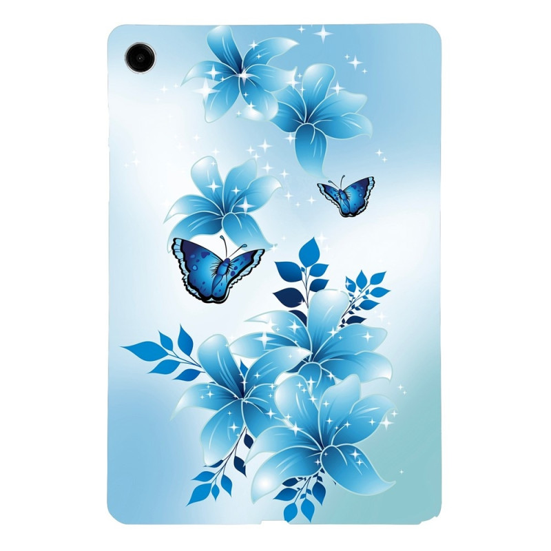För Samsung Galaxy Tab A11+ Fodral Mönstertryck Slim TPU skal Butterfly