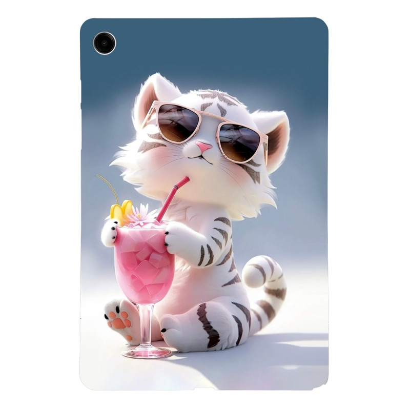 Samsung Galaxy Tab A11+ Suojakotelo Kuviopainatus Ohut TPU Tablettisuojus Tiger