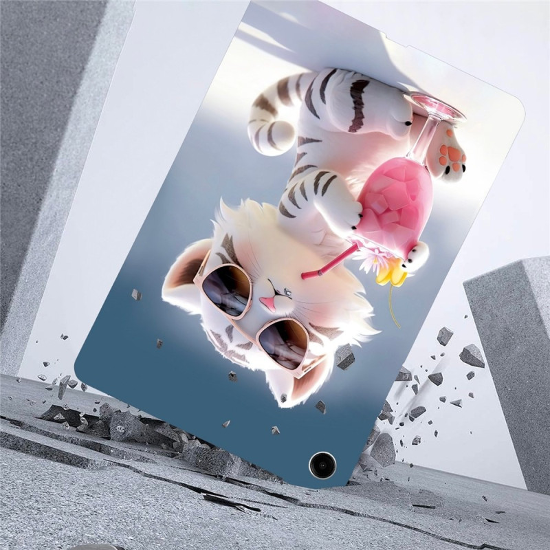 Til Samsung Galaxy Tab A11+ Etui Mønstertryk Slankt TPU Beskyttende Tablet Etui Tiger