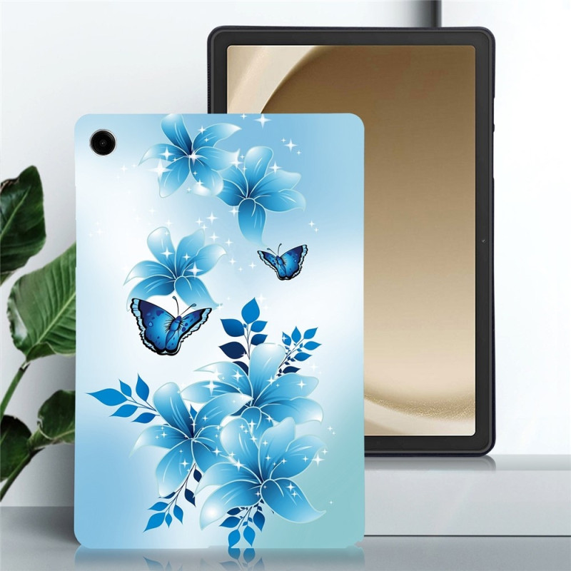 For Samsung Galaxy Tab A11+ Case Pattern Printing Slim TPU Protective Tablet Cover Butterfly