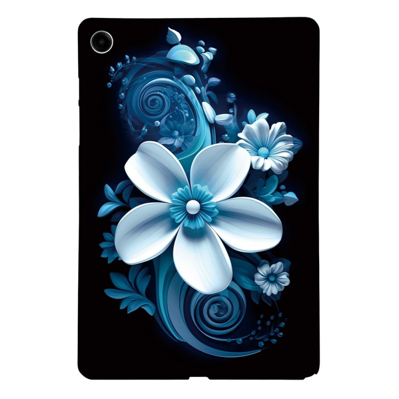 For Samsung Galaxy Tab A11+ Case Pattern Printing Slim TPU Protective Tablet Cover Orchid