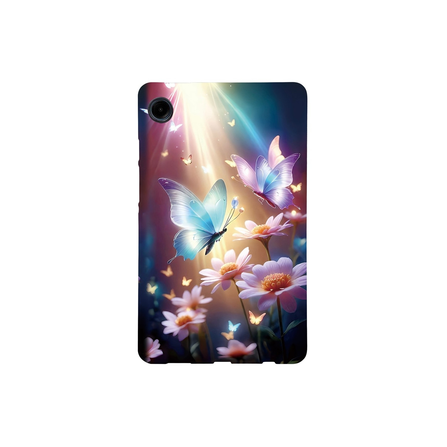 For Samsung Galaxy Tab A11 / A9 Case Pattern Printing Slim TPU Protective Tablet Cover Butterfly