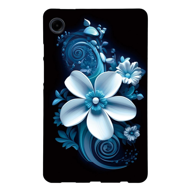 Samsung Galaxy Tab A11 / A9 Suojakotelo Kuviopainatus Ohut TPU Tablettisuojus Orchid