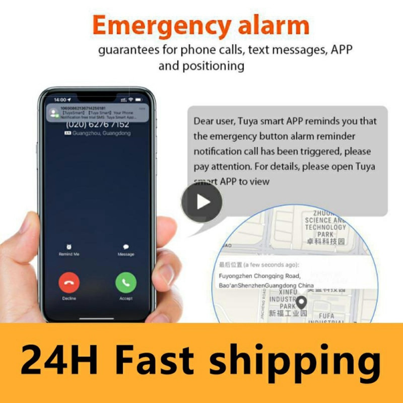 Emergency Alarm Assault Protection GPS Tracker Emergency Alarm SOS Button Personal Safety Alarm