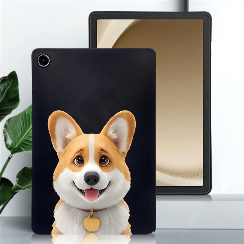 För Samsung Galaxy Tab A11+ Fodral Mönstertryck Slim TPU Skyddande skal Corgi