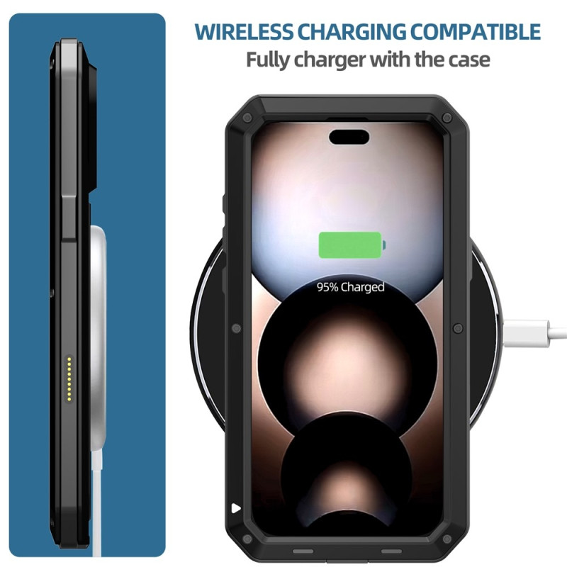 Heavy Duty Robust Hybrid Case Shell + Tempered Glass for iPhone 17 Pro Max