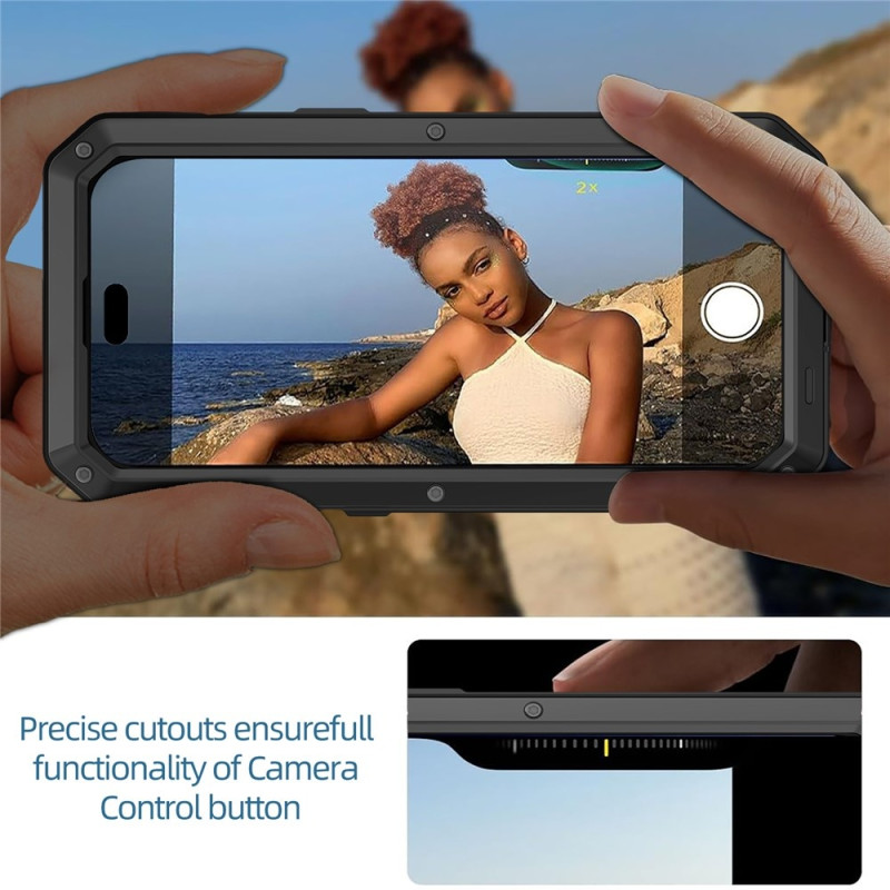 Heavy Duty Robust Hybrid Cover Shell + hærdet glas til iPhone Air