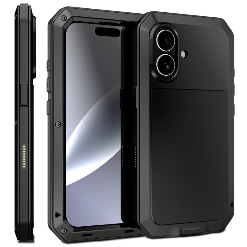 Kraftig robust hybrid-deksel+herdet glass til iPhone 17