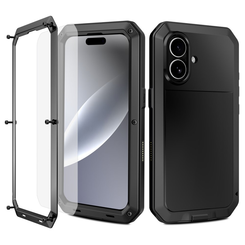 Heavy Duty Robust Hybrid Cover Shell + hærdet glas til iPhone 17