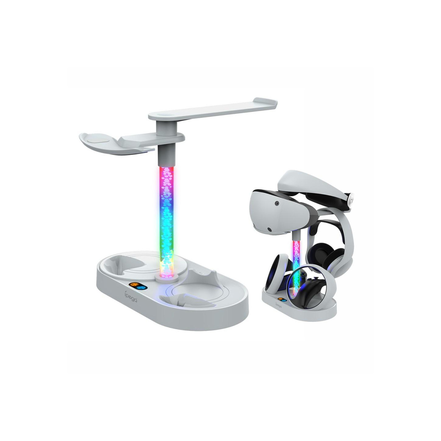 Charger for PS5 VR Headset Charging Display Stand Dual Controller Station