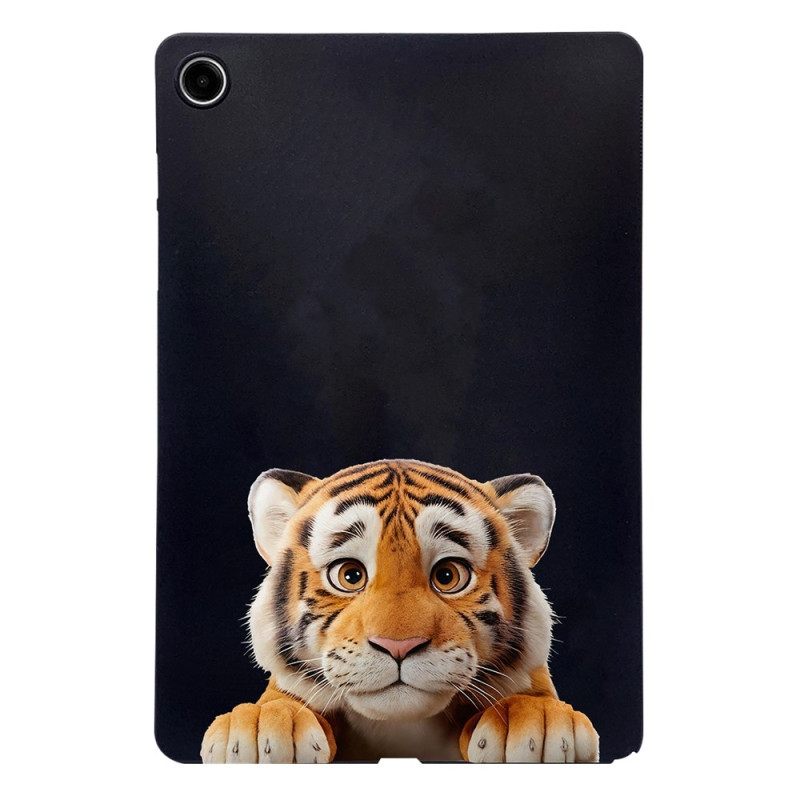 För Samsung Galaxy Tab A11+ Fodral Mönstertryck Slim TPU Skyddande skal Tiger